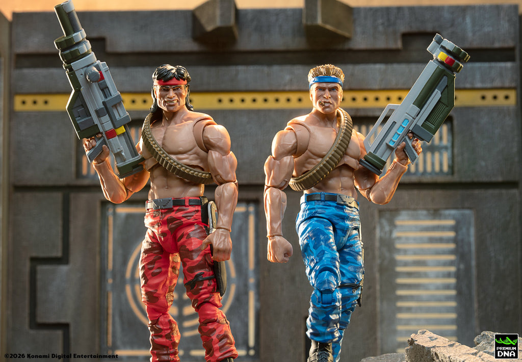 Contra (NES) - Bill Rizer MAXIMUM PAYLOAD 1/12 Scale Signature Series Action Figure Set