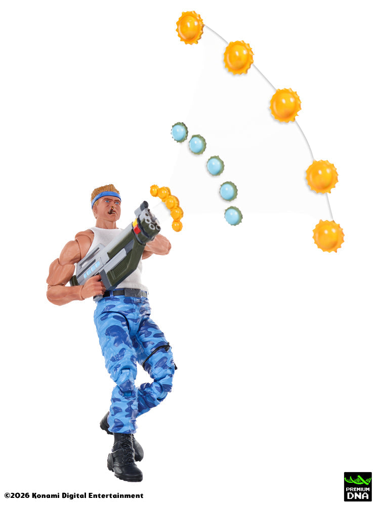 Contra (NES) - Bill Rizer MAXIMUM PAYLOAD 1/12 Scale Signature Series Action Figure Set