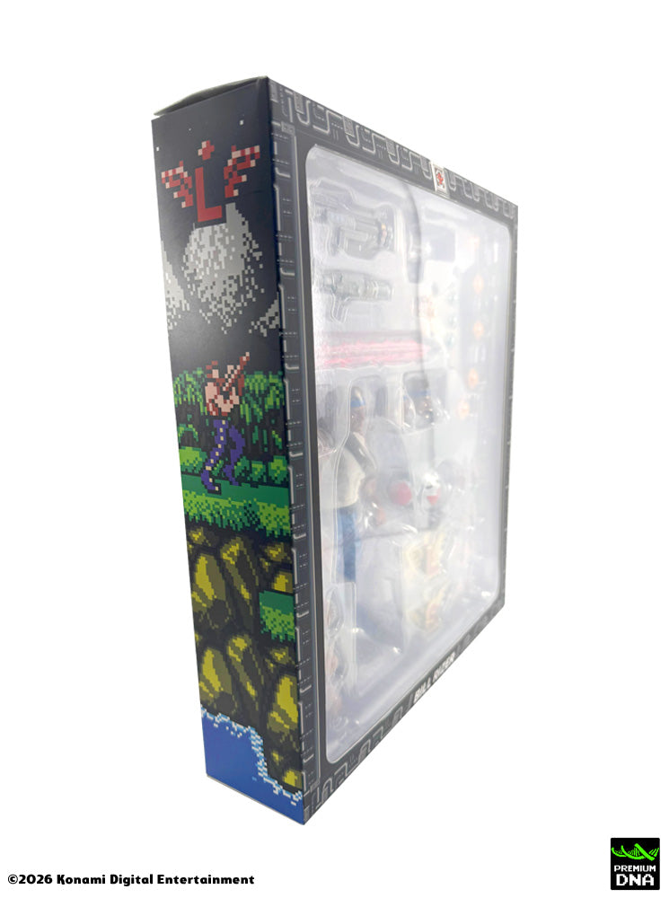 Contra (NES) - Bill Rizer MAXIMUM PAYLOAD 1/12 Scale Signature Series Action Figure Set